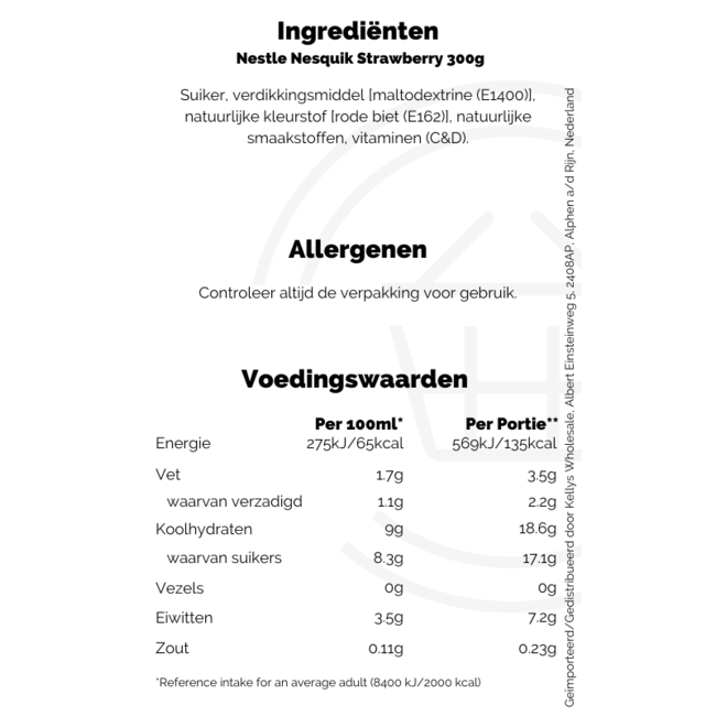 Nestle Nesquik Strawberry 300g – Getränkepulver