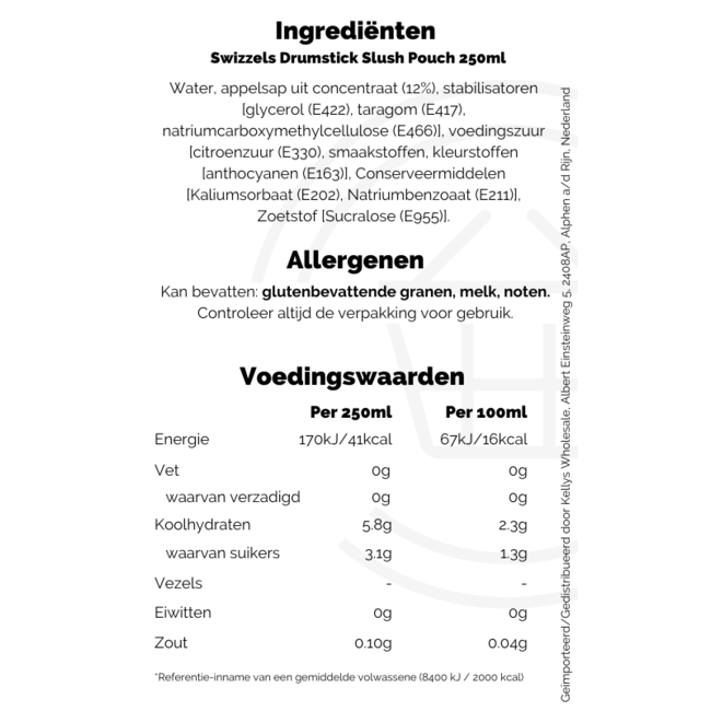 Drumstick Slush Pouch 250ml
