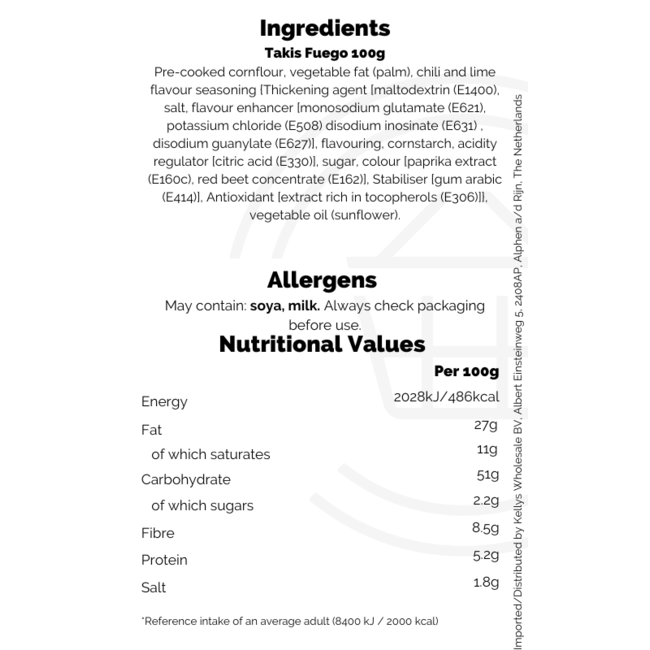 Takis Fuego 100g
