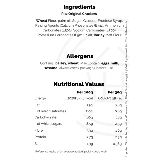 Ritz Crackers 150g