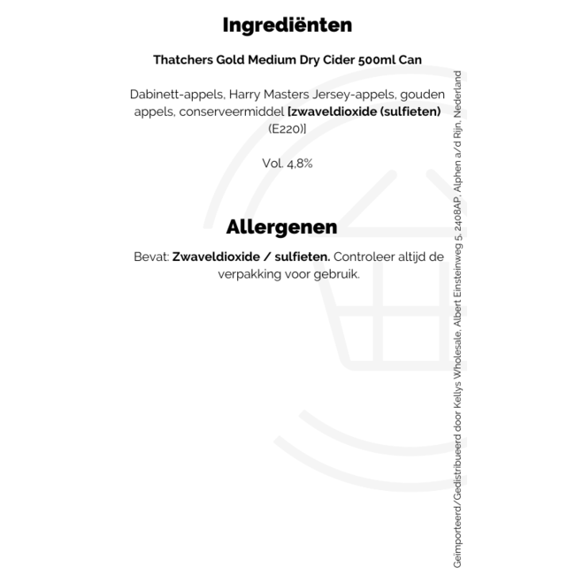 Thatchers Gold Medium Dry Cider 4PK