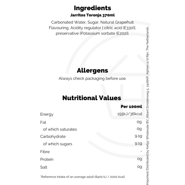 Jarritos Toronja 370ml