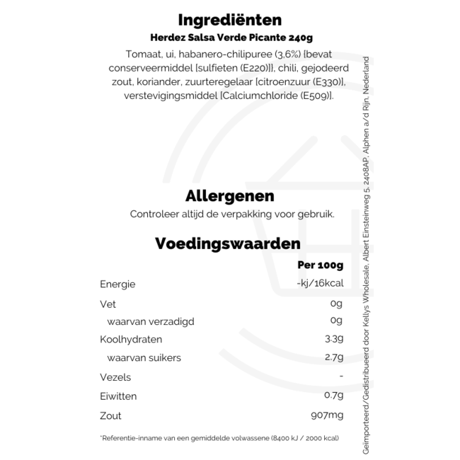 Herdez Salsa Verde Picante 240g