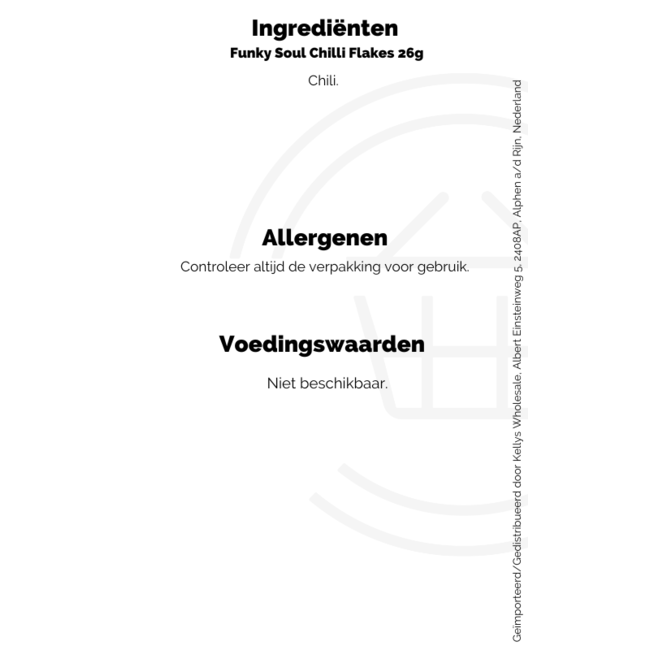 Funky Soul Chilli Flakes 26g