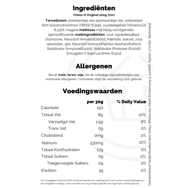 Cheez-it Original 200g (7oz)