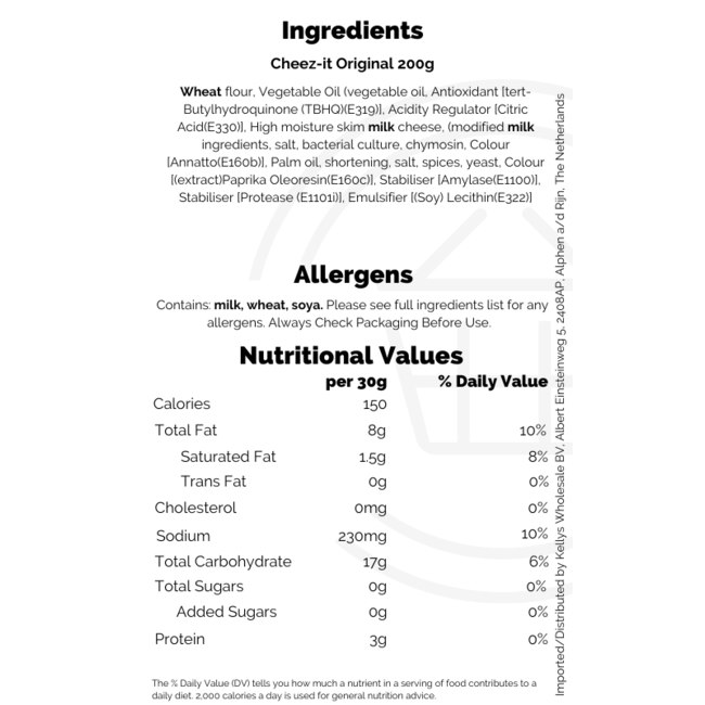 Cheez-it Original 200g (7oz)