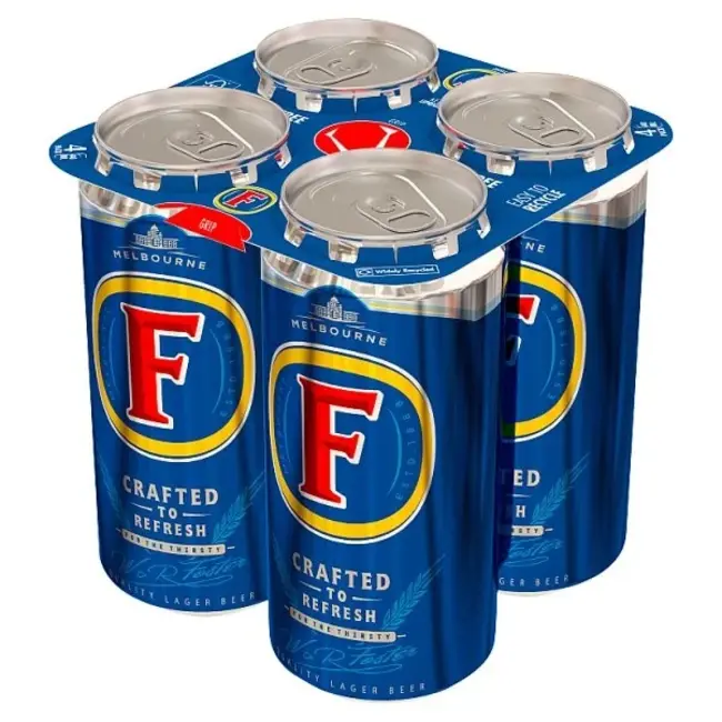 Foster's Lager Beer 440ml 4Pk