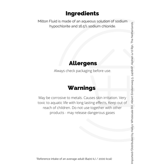 Milton Sterilising Fluid 500ml