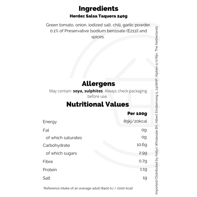 Herdez Salsa Taquera 240g
