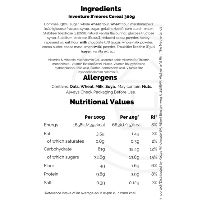 Inventure S'mores Cereal 300g