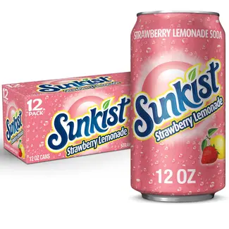 Sunkist Sunkist Strawberry Lemonade 12pk