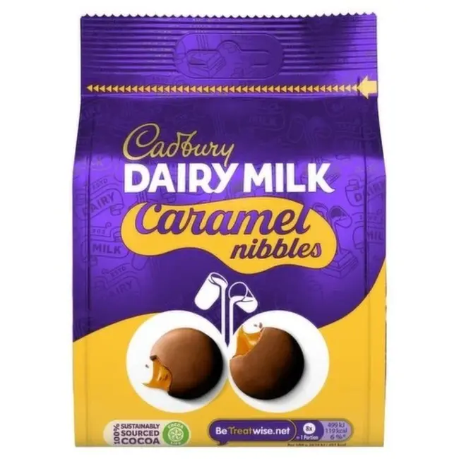 Cadbury Caramel Nibbles 120g