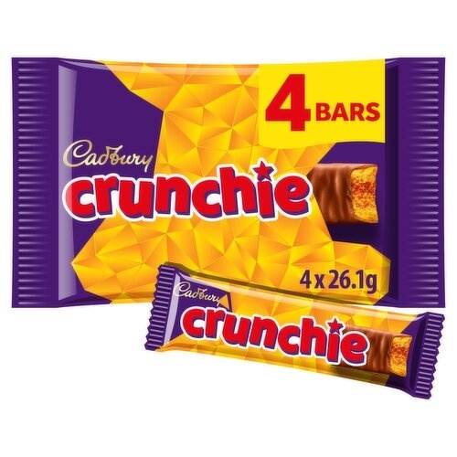 Cadbury | Crunchie 4 pack | Chocolade - Kellys Expat Shopping