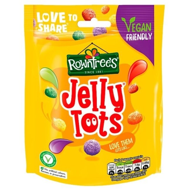 Rowntrees Jelly Tots 150g (Big Bag)