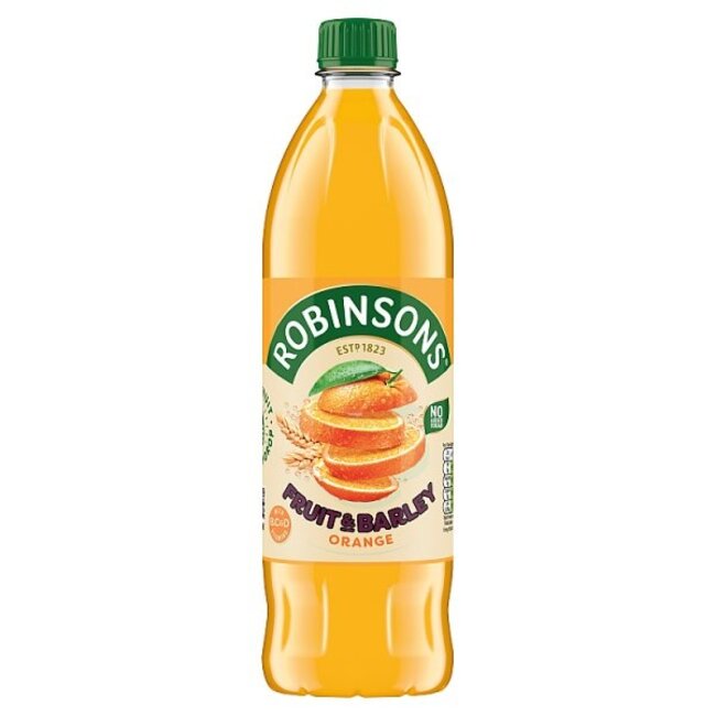 Robinsons Fruit & Barley Orange No Added Sugar 1L
