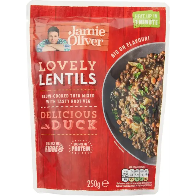Jamie Oliver Lovely Lentils with Root Vegetables 250g Kellys Expat