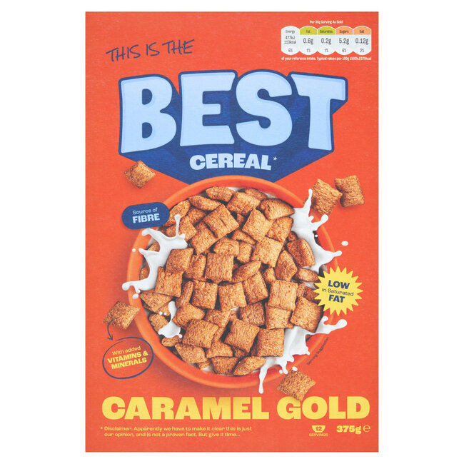 Best Cereal Caramel Gold 375g