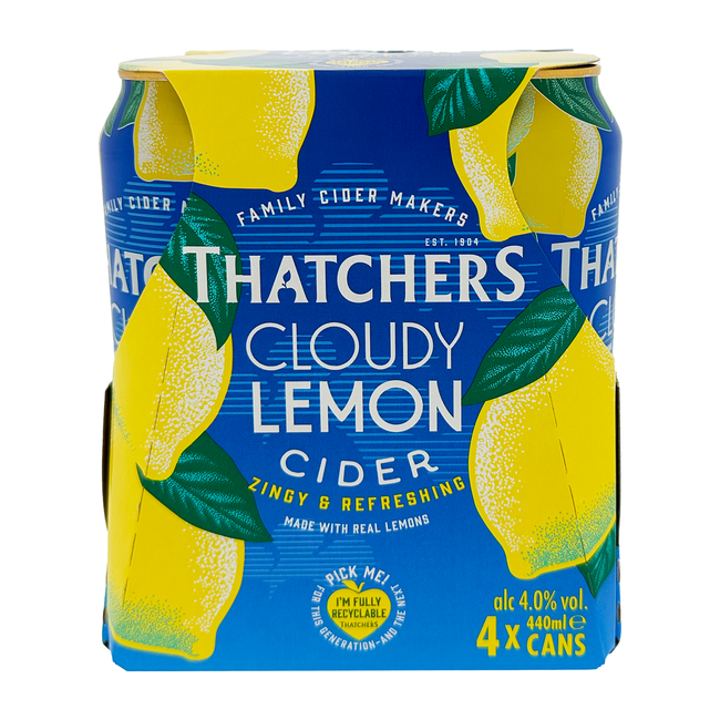 Thatchers Cloudy Lemon Cider 4PK