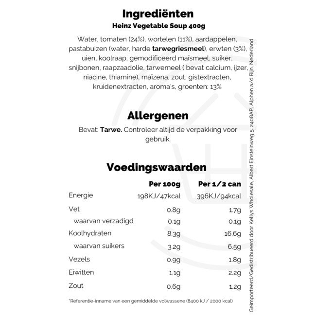 Heinz Vegetable Soup 400g