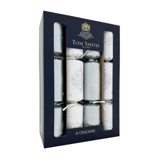 Tom Smith Silver Family Crackers 8x12.5"