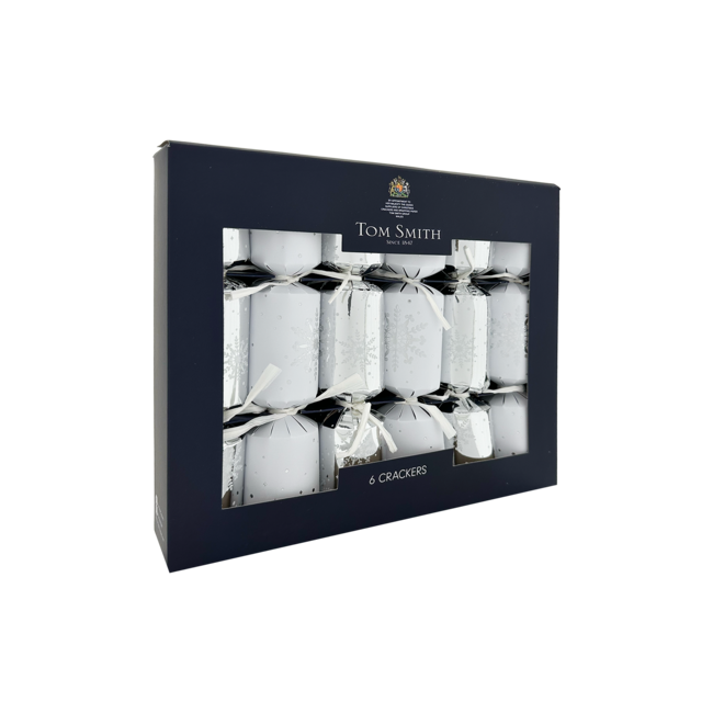 Tom Smith Silver Luxury Crackers 6x8"