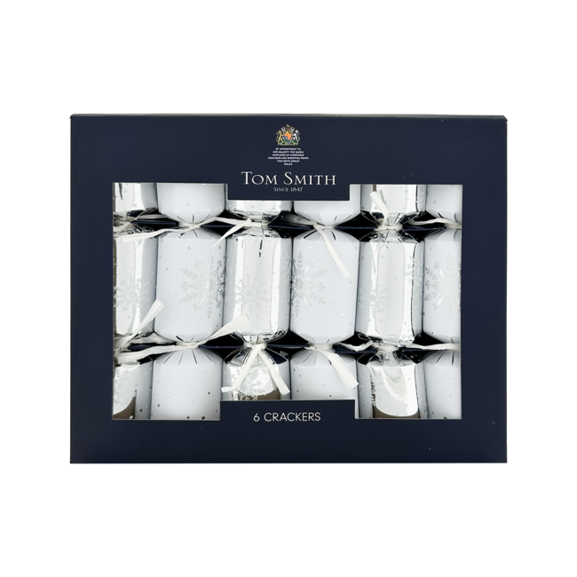 Tom Smith Silver Luxury Crackers 6x8"
