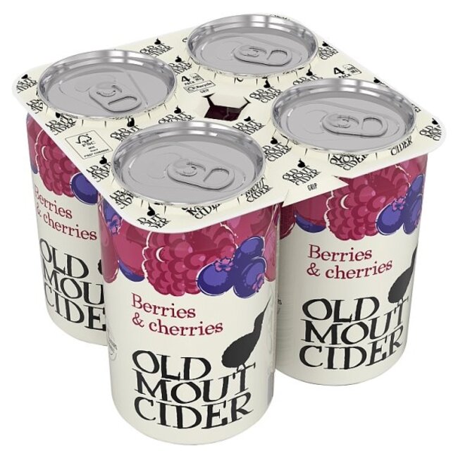 Old Mout Berries & Cherries ABV4% 4x330ml