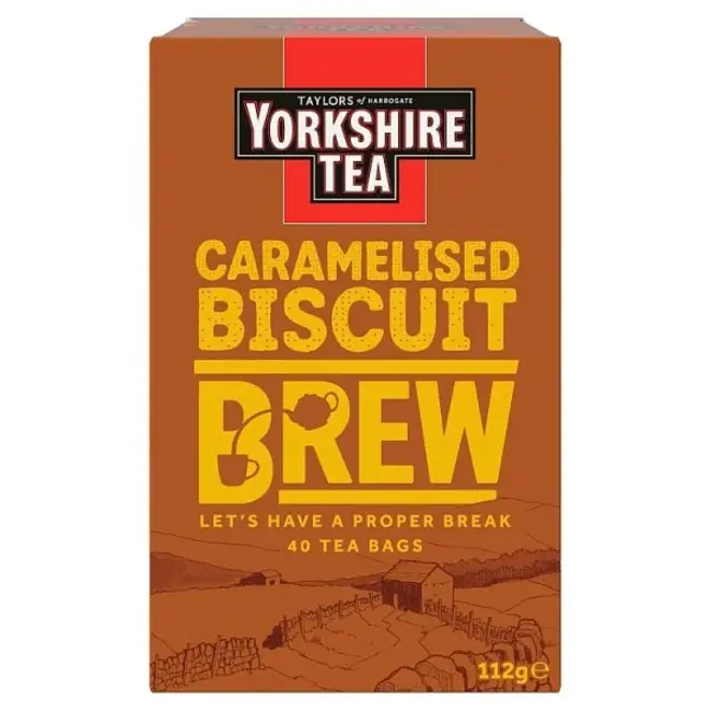 Taylors Caramelised Biscuit Brew Tea Bags 40s