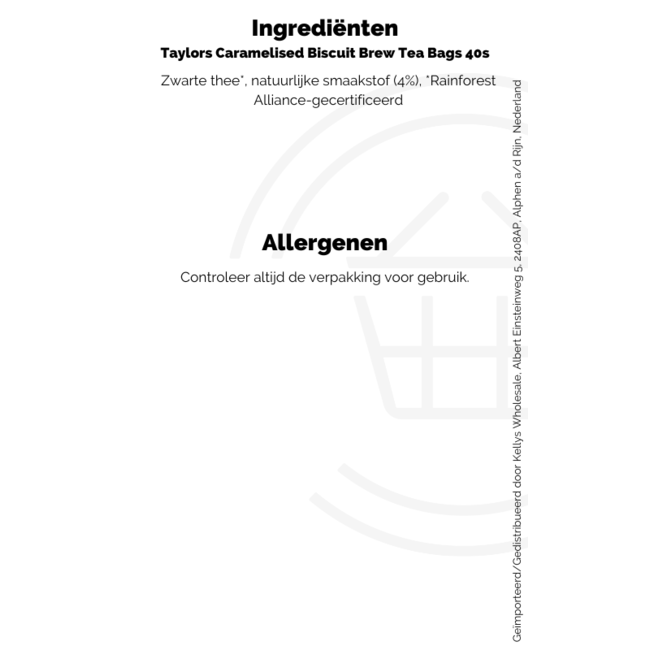 Taylors Caramelised Biscuit Brew Tea Bags 40s