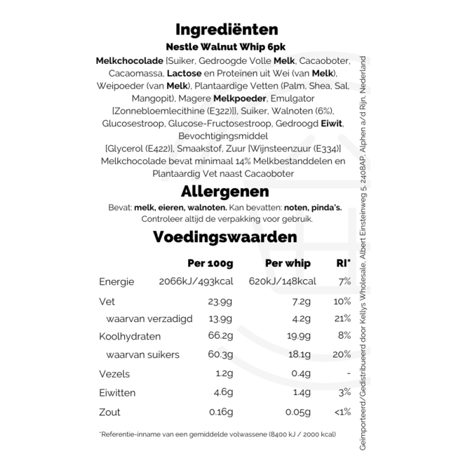 Nestle Walnut Whip 6pk