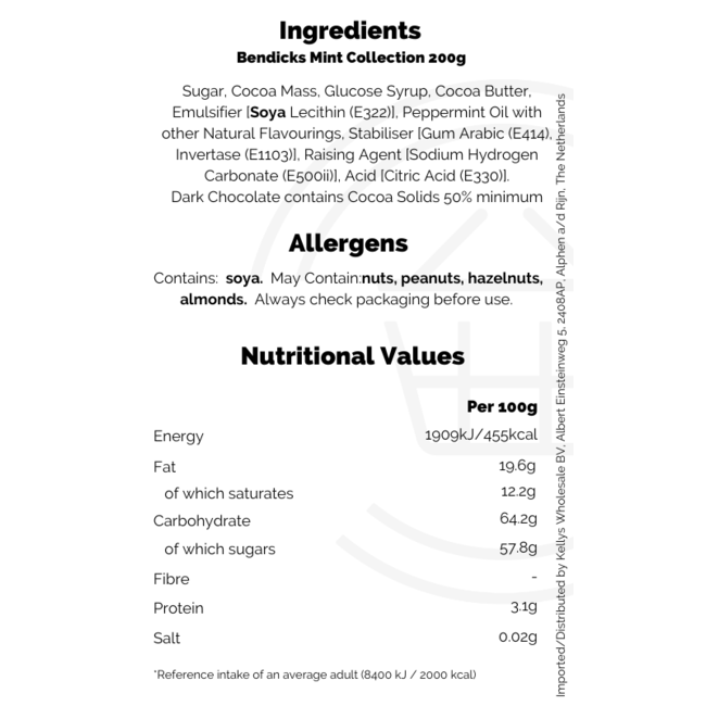 Bendicks Mint Collection 200g