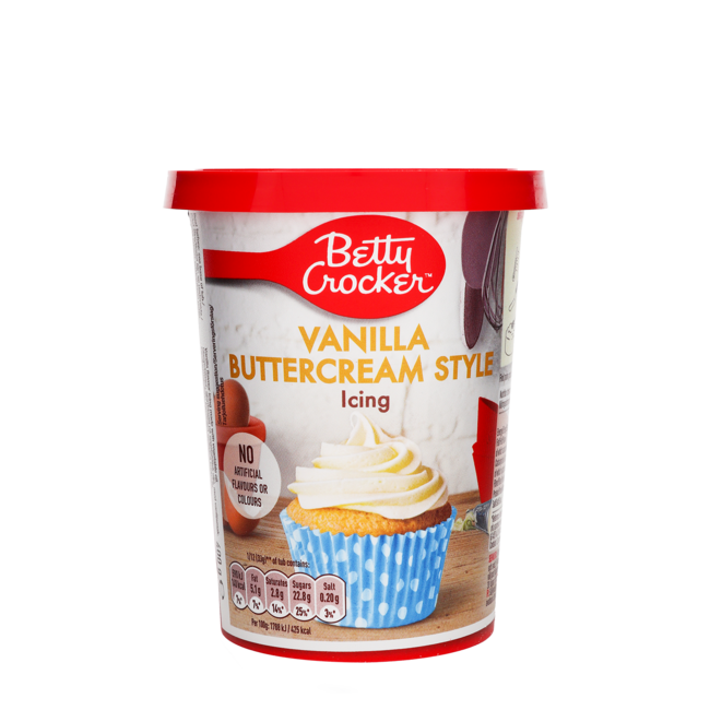 Betty Crocker Vanilla Buttercream Style Icing 400g