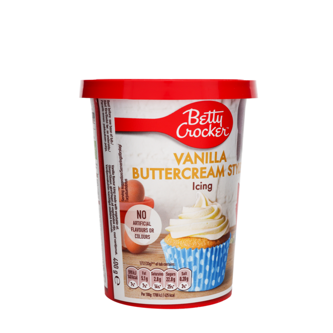 Betty Crocker Vanilla Buttercream Style Icing 400g