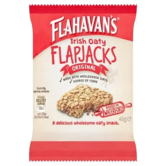 Flahavan’s Irish Oaty Flapjacks Original 40g
