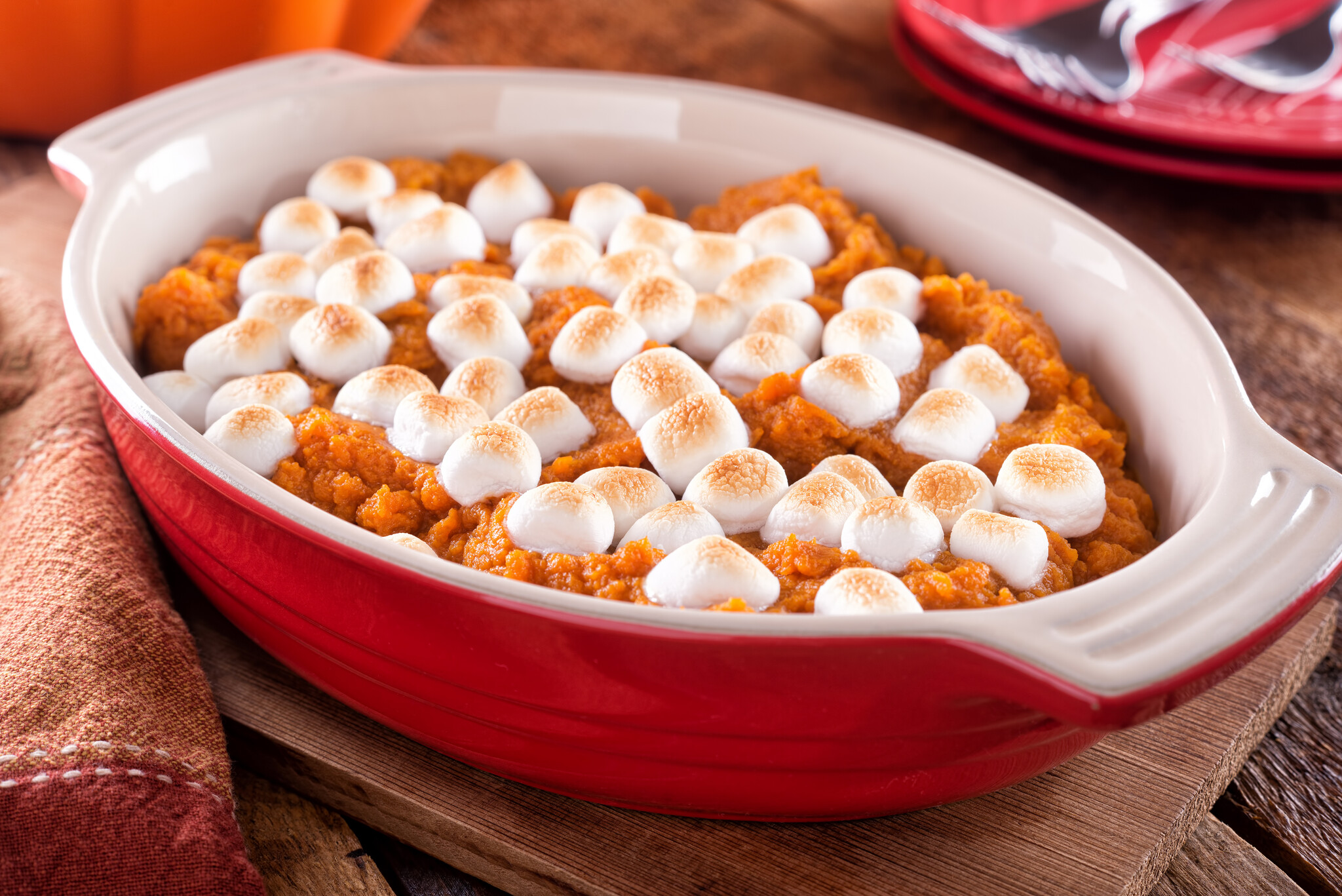 Sweet Potato Casserole with Marshmallows