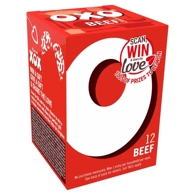 Oxo Stock Cubes Beef 12s