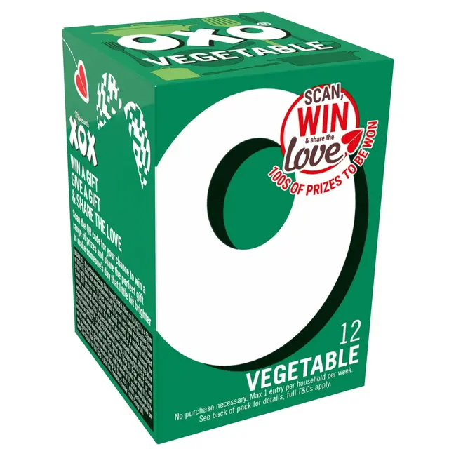 Oxo Stock Cubes Vegetable 12s