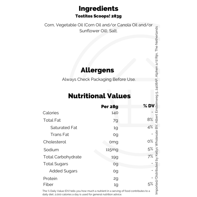 Tostitos Scoops! 283g