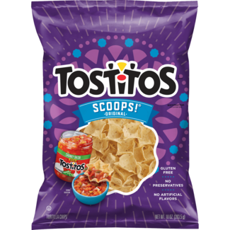 FritoLay Tostitos Scoops! 283g BBD: 30-06-2025