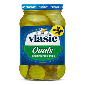 Vlasic Vlasic Ovals Hamburger Dill Chips 453g