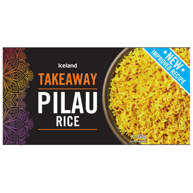 Iceland Takeaway Pilau Rice 350g – Tiefkühl-Fertiggericht
