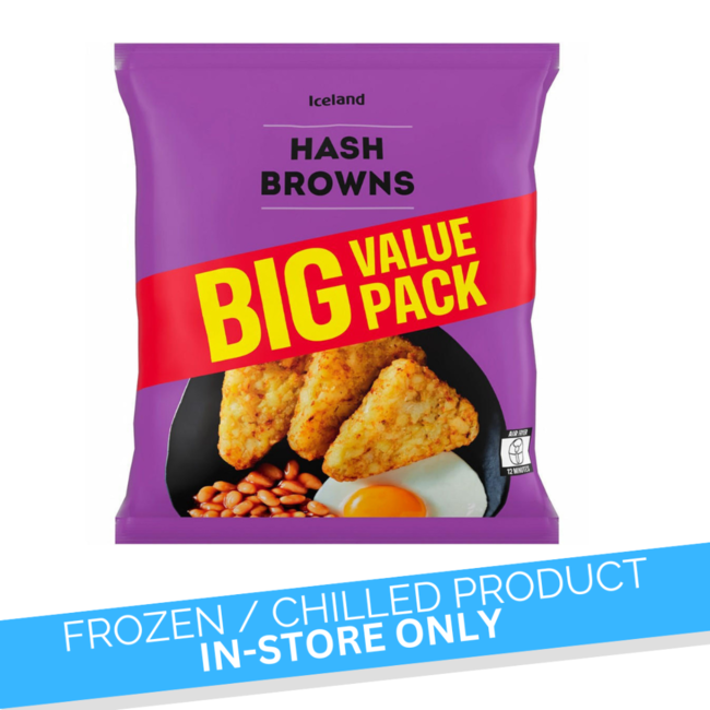Iceland Hash Browns 800g