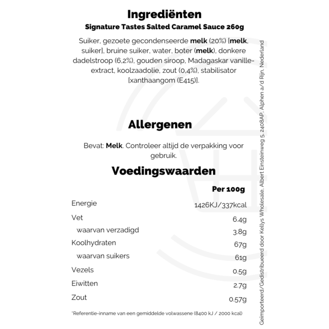 Signature Tastes Salted Caramel Sauce 260g