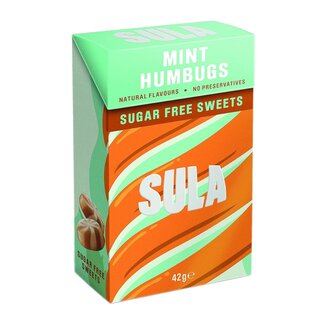 Sula Sula Mint Humbugs 42g THT: 06-11-2025