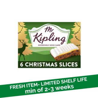 Mr Kipling Mr Kipling Christmas Slices 6pk
