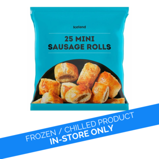 Iceland  Iceland 25 Mini Sausage Rolls 400g