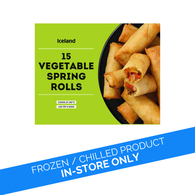 Iceland 15 Vegetable Spring Rolls 300g