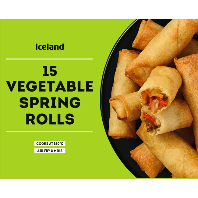 Iceland 15 Vegetable Spring Rolls 300g