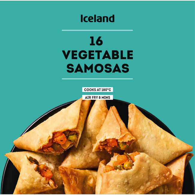 Iceland 16 Vegetable Samosas 240g