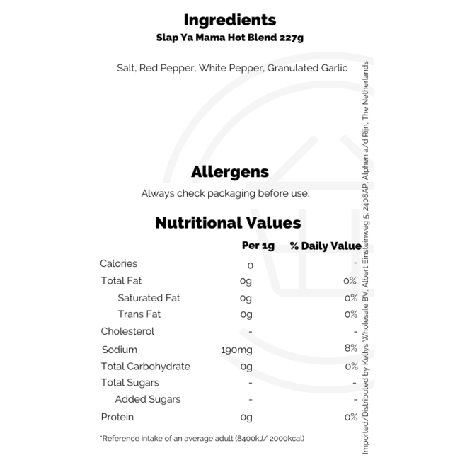 Slap Ya Mama Hot Blend 227g